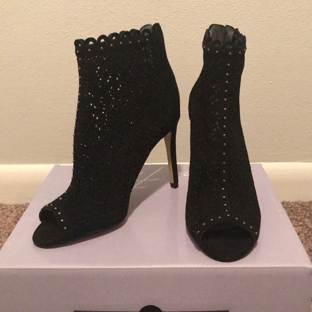 * HOST PICK * Marc Fisher open-toed booties w/box